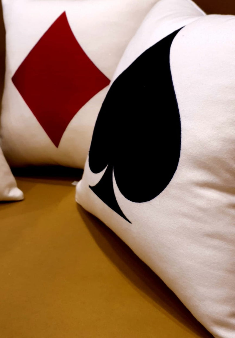 House of Cards - Spade - Cushion - 1 Pc